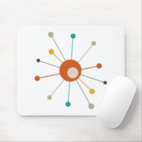 Turquoise Brûlé Orange Age atomique Commencé mi-si