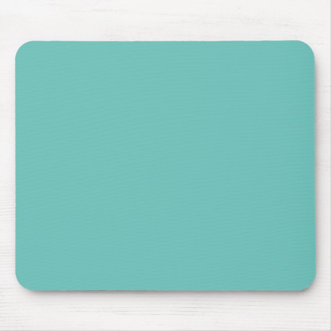 Tapis De Souris Turquoise clair, aurores boréales Mousepad bleu (Devant)