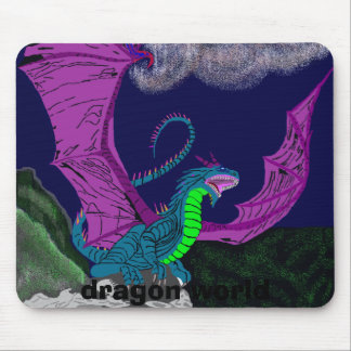 Tapis De Souris turquoise dragon5, monde de dragon