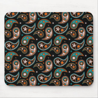 Tapis De Souris Turquoise et orange originales de Paisley