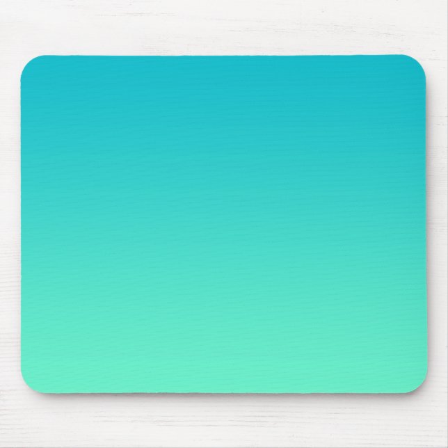 Tapis De Souris "Turquoise Ombre" (Devant)