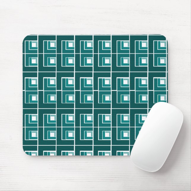 Tapis De Souris Turquoise Topsy Turvy (Avec souris)