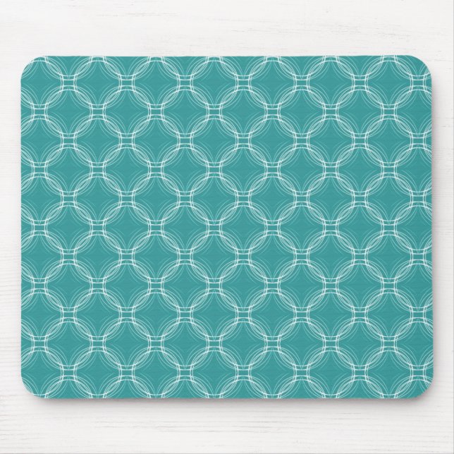 Tapis De Souris Turquoise Uptown Elegance Mousepad (Devant)