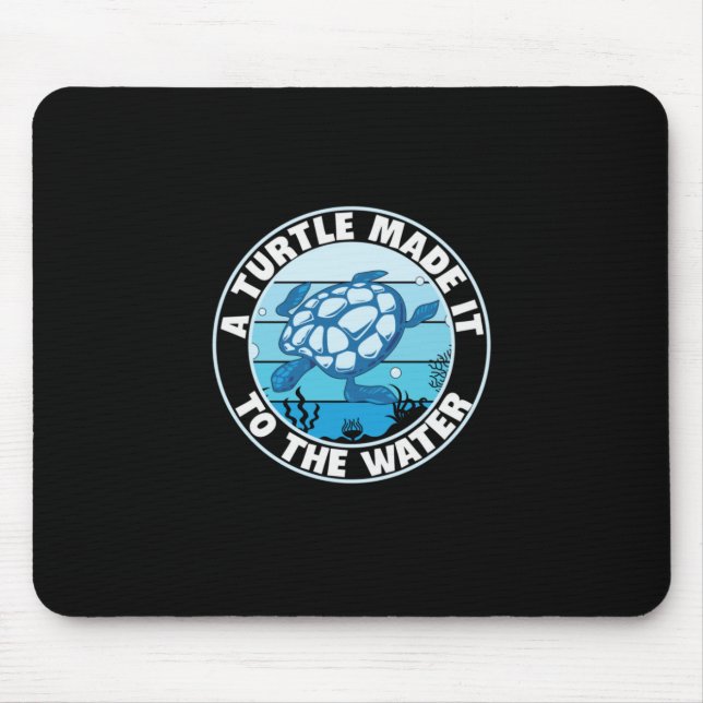 Tapis De Souris Turtle Lover | Une Tortue L'A Fait (Devant)