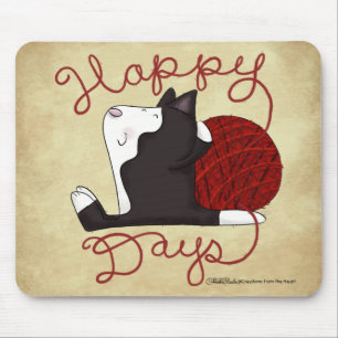 Tapis De Souris Tuxedo Chat - Jours heureux