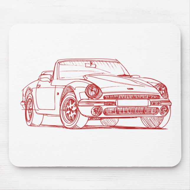 TAPIS DE SOURIS TVR V8S 1994 (Devant)