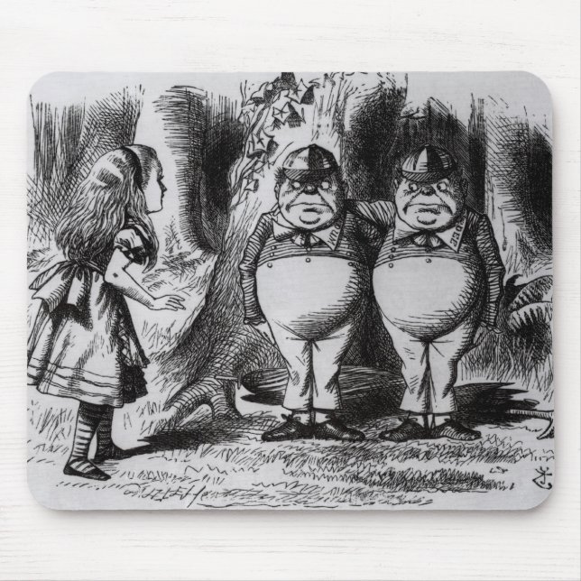 Tapis De Souris Tweedledum et Tweedledee (Devant)