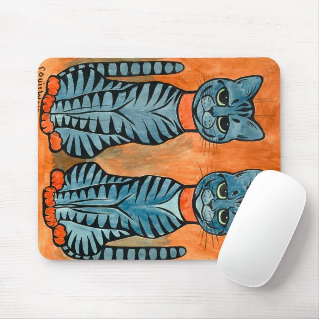 Tapis De Souris Twins de Louis Wain (Avec souris)