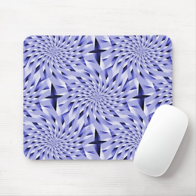 Tapis De Souris Twirls en Bleu....... (Avec souris)
