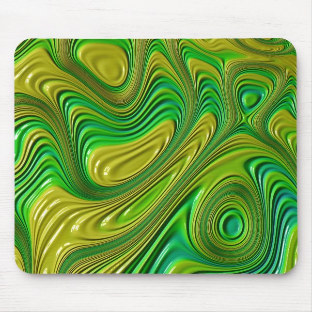 Tapis De Souris ~ TWIRLS en GLOSS ~ Fractal ~ Original ~ Mouse Pad (Devant)