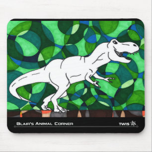 Tapis De Souris TWIS Mousepad : Le coin animal T Rex de Blair