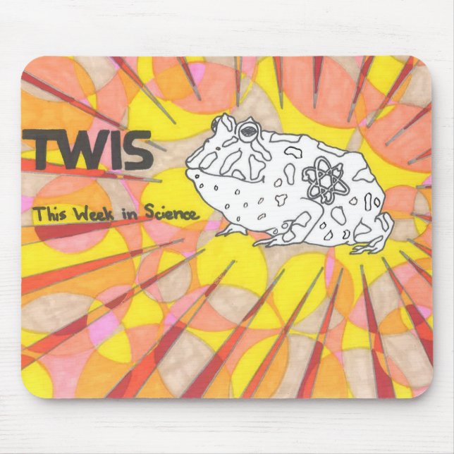 Tapis De Souris TWIS Mousepad : Le crapaud faisant le coin animal (Devant)