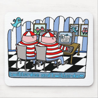 Tapis De Souris Twitterdee et twitterdum