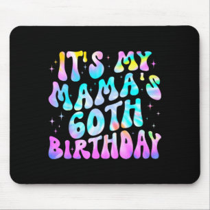 Tapis De Souris Tye-dye maman 60 ans joyeux 60 ans