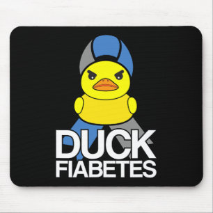 Tapis De Souris Type 1 Diabète Fiabète de canard T1D Sensibilisati