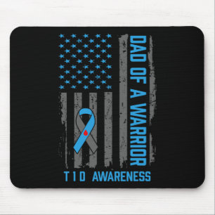 Tapis De Souris Type 1 Sensibilisation au diabète T1d Papa De Guer