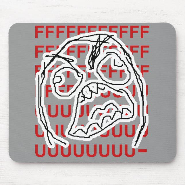 Tapis De Souris Type de rage (Devant)