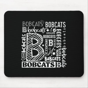 Tapis De Souris Typographie Bobcat Pour Hommes Femmes Bobcat Amour