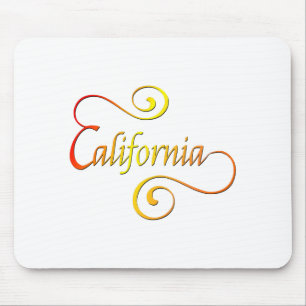 Tapis De Souris Typographie de Californie