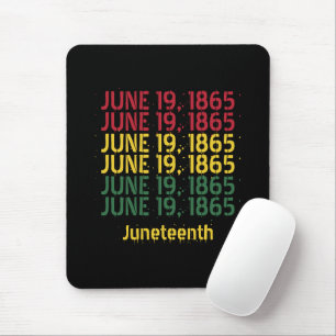 Tapis De Souris Typographie Histoire des Noirs 19 juin 1865 1865