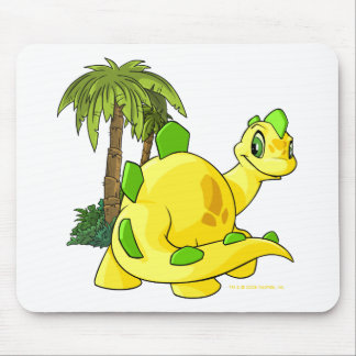 Tapis De Souris Tyrannian Chomby jaune regardant fixement