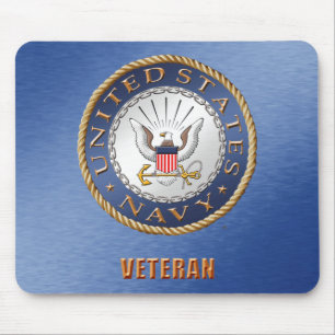 Tapis De Souris U.S. Vétéran Mousepad de marine