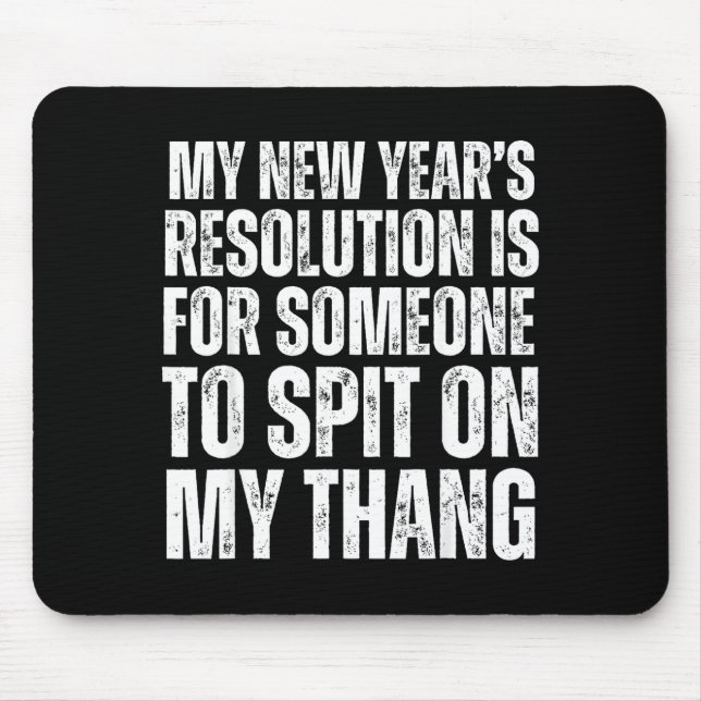 Tapis De Souris Ual Innuendo Funny Offensive Adult Humor New Years (Devant)