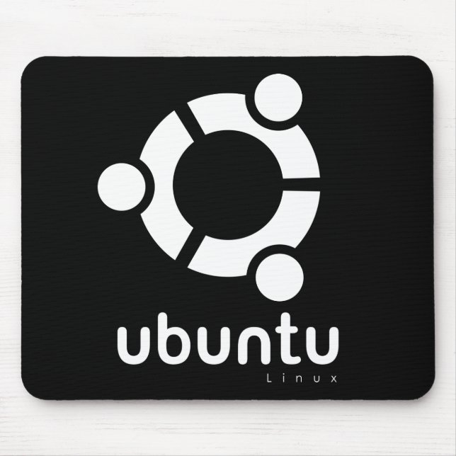 Tapis De Souris Ubuntu Linux Open Source (Devant)