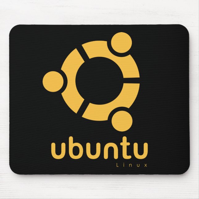 Tapis De Souris Ubuntu Linux Open Source (Devant)