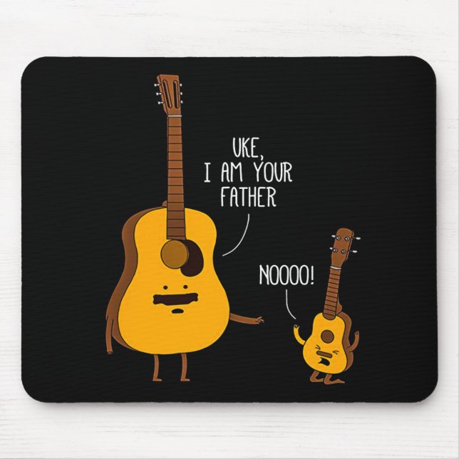Tapis De Souris Uke Ukulele I'm Your Father Nooo Venin For Dad (Devant)