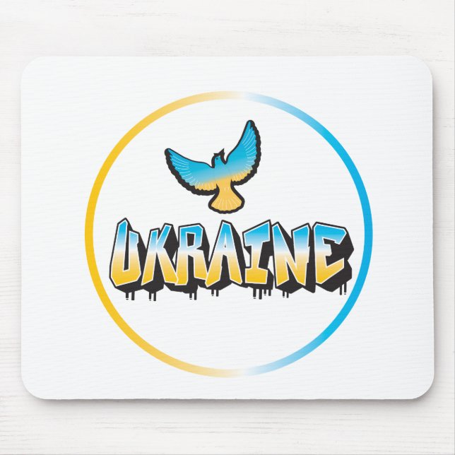 Tapis De Souris Ukraine Dove.ai (Devant)