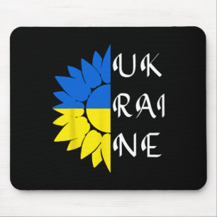 Tapis De Souris Ukraine Tournesol Drapeau Ukrainien Je Suis Avec L