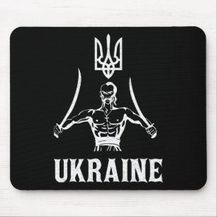 Tapis De Souris Ukraine Ukrainien Kiev Trysub Drapeau 8