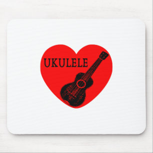 Tapis De Souris Ukulele Love