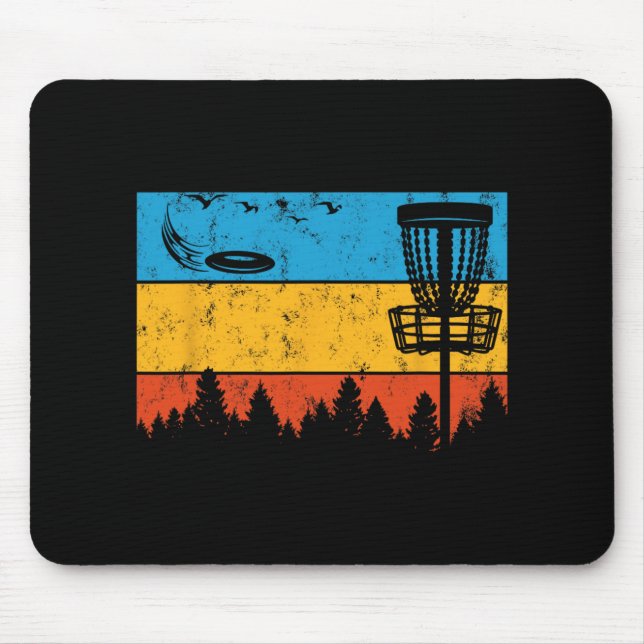 Tapis De Souris Ultimate Frisbee Frolf Disc Golf Player Flying Dis (Devant)