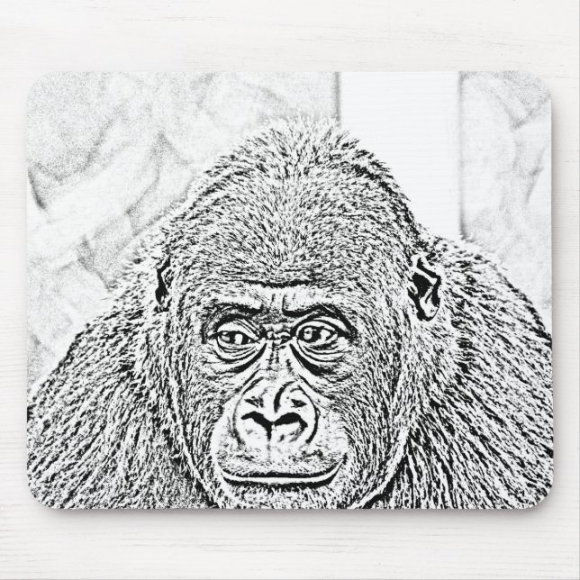 Tapis De Souris ultra sketch gorilla (Devant)
