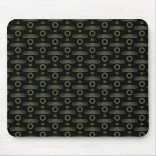 Tapis De Souris Ultramoderne Abstrait Mousepad, vert olive