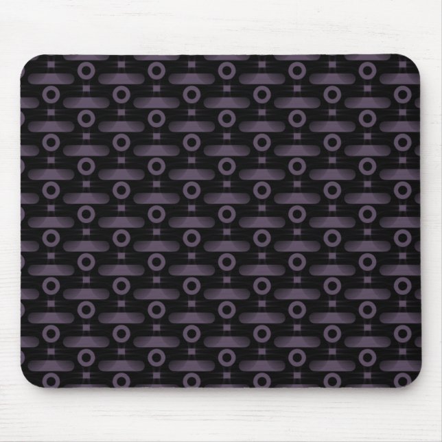 Tapis De Souris Ultramoderne Abstrait Mousepad, Violet (Devant)