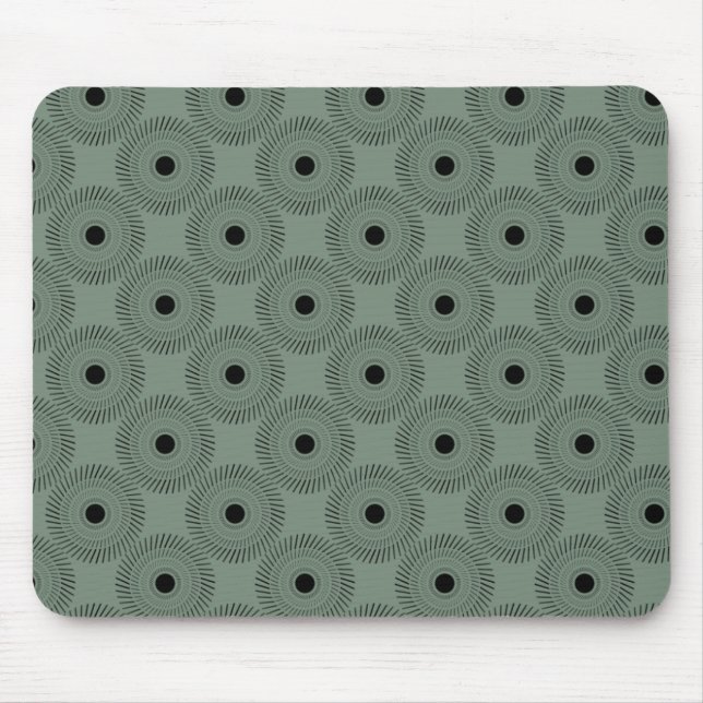 Tapis De Souris Ultramoderne Charm Mousepad, Verte de trèfle (Devant)