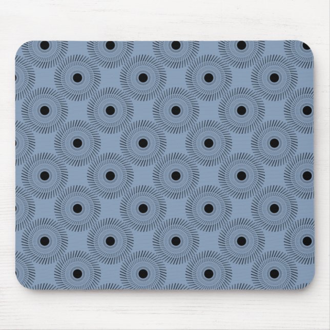 Tapis De Souris Ultramoderne charme Mousepad, bleu clair (Devant)