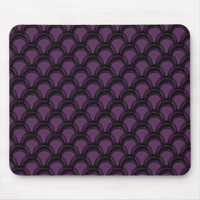 Tapis De Souris Ultramoderne Glamor Mousepad, Aubergine (Devant)