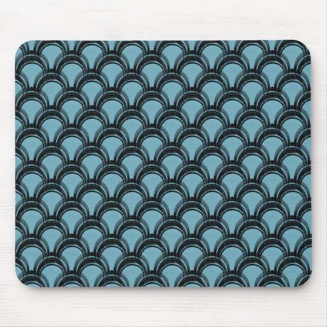 Tapis De Souris Ultramoderne Glamor Mousepad, Bleu clair (Devant)