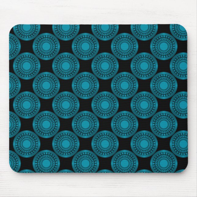 Tapis De Souris Ultramoderne Perfection Mousepad, Turquoise (Devant)