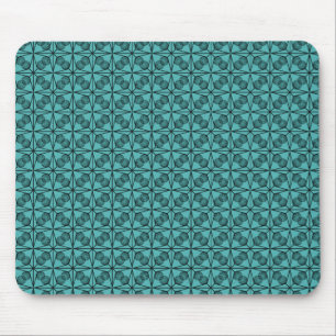 Tapis De Souris Ultramoderne Retro Mousepad, Turquoise