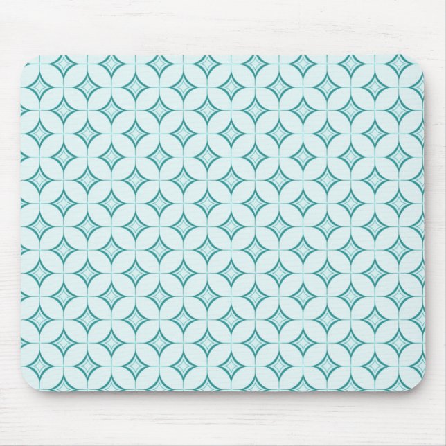Tapis De Souris Ultramoderne Sophistication Mousepad, Turquoise (Devant)