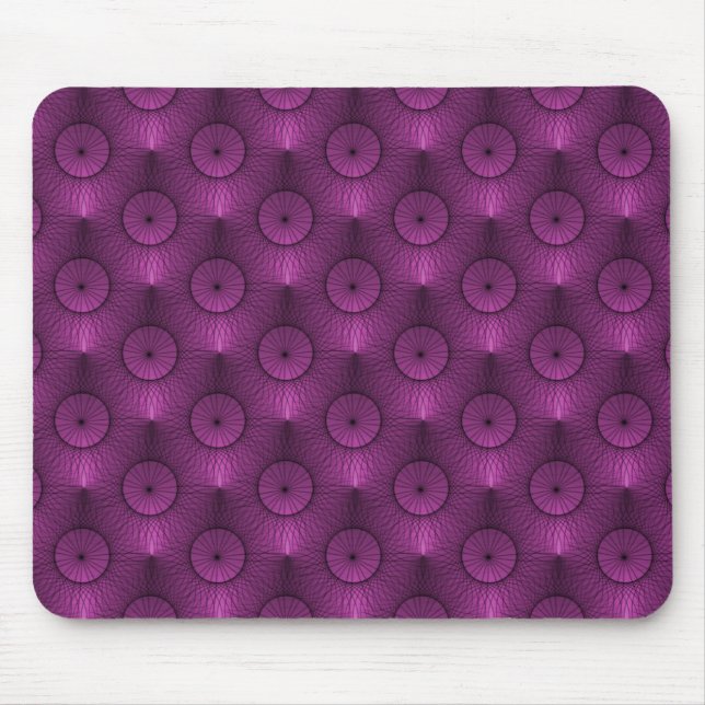 Tapis De Souris Ultramoderne violet profond Chic Mousepad (Devant)