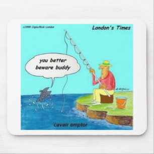 Tapis De Souris un acheteur de caviar zazzle