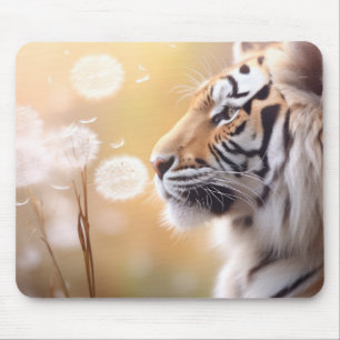 Tapis De Souris Un animal sauvage de tigre paisible