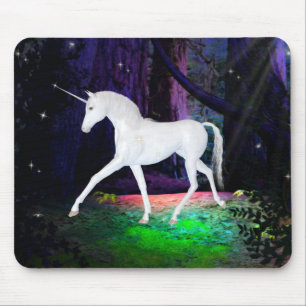 Tapis De Souris Un aperçu d'une licorne - Imaginaire Mousepad