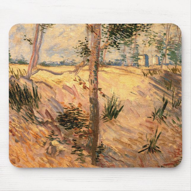 Tapis De Souris Un arbre dans un champ pendant la journée ensoleil (Devant)